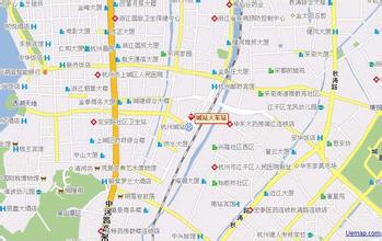 杭州东火车站地图,杭州东火车站位置
